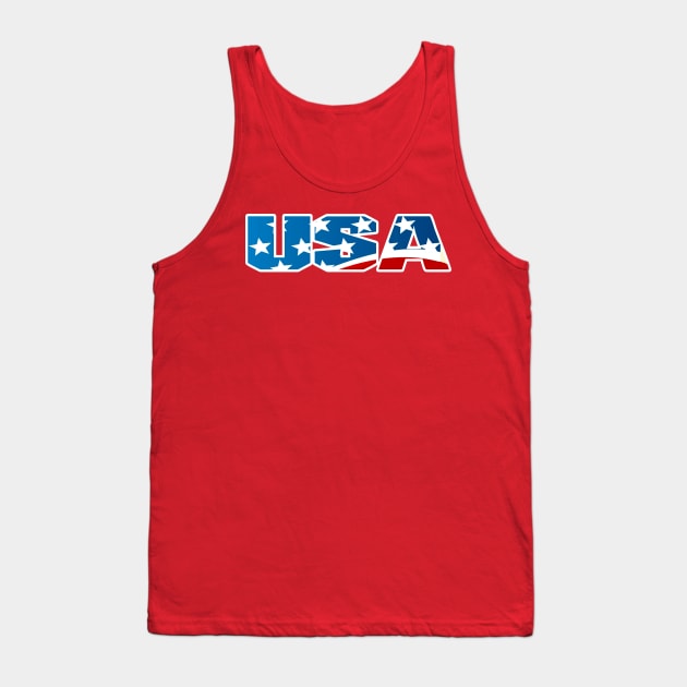 USA Tank Top by GLStyleDesigns